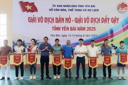 Giải vô địch bắn nỏ - đẩy gậy tỉnh Yên Bái năm 2025