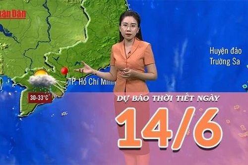 Dự báo thời tiết ngày 14/6/2025: Mưa giảm nhanh trên nhiều khu vực