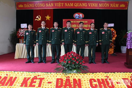 Đại hội Đảng bộ Trung đoàn 880 thành công tốt đẹp
