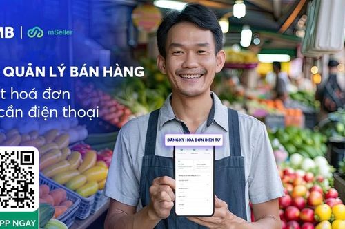 MB tặng miễn phí app quản lý bán hàng, xuất hóa đơn điện tử