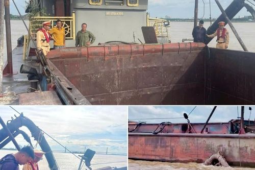 Phát hiện vụ thác cát trái phép trên địa bàn Hà Nội