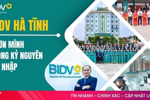 BIDV Hà Tĩnh vươn mình trong kỷ nguyên hội nhập