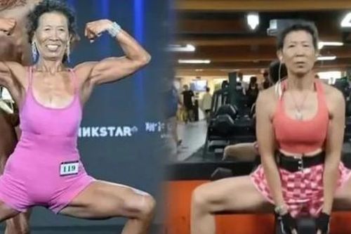 Ngưỡng mộ bà lão 71 tuổi có cơ bụng 6 múi, đoạt giải cao cuộc thi thể hình