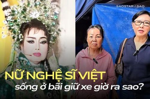 Tình cảnh hiện tại của nữ nghệ sĩ Việt che bạt, sống ở bãi giữ xe