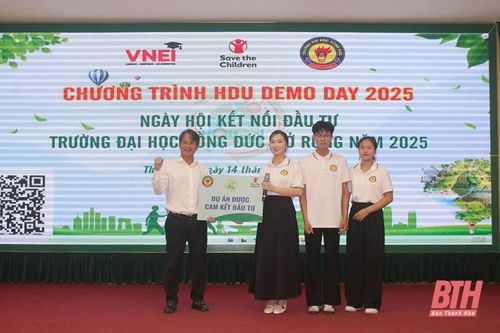 7 dự án tìm kiếm nhà đầu tư tại chương trình HDU Demo day 2025