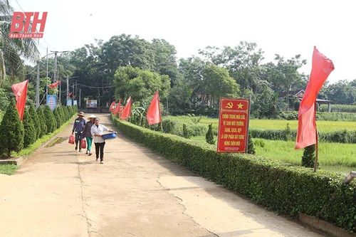 Công nhận huyện Ngọc Lặc hoàn thành nhiệm vụ xây dựng nông thôn mới