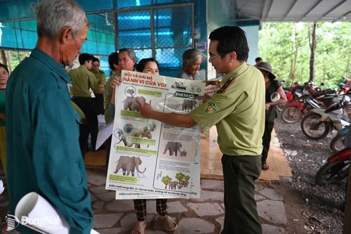 Đồng Nai tổ chức tuyên truyền, tập huấn các nguyên tắc an toàn, quản lý xung đột giữa voi - người