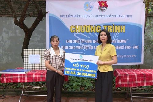 Khởi công xây dựng nhà mái ấm tình thương cho hội viên