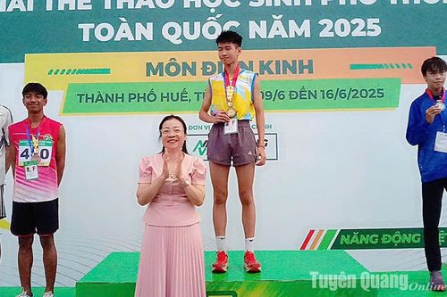 Tuyên Quang giành 11 huy chương tại Giải thể thao học sinh phổ thông toàn quốc