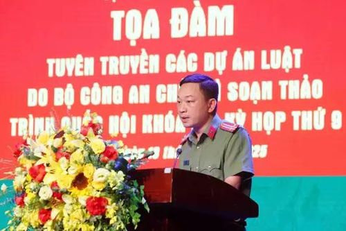 Tọa đàm trao đổi về các dự án luật Bộ Công an soạn