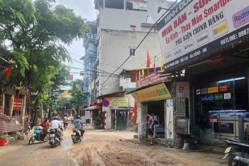 Người dân phố Thanh Bình, quận Hà Đông khổ vì đường thi công dở dang