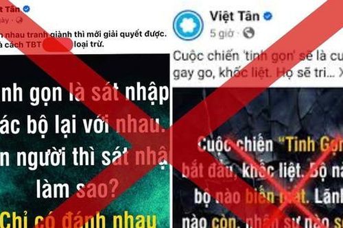 Kết quả tinh gọn tổ chức bộ máy ở Hà Nội - Thành tựu không thể phủ nhận Bài 2: Bóc trần các luận điệu sai trái của thế lực thù địch