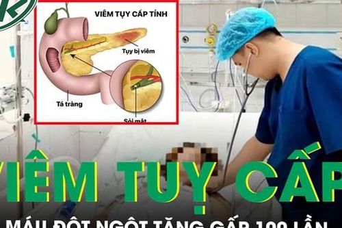 Mỡ máu đột ngột tăng gấp 100 lần do viêm tụy cấp