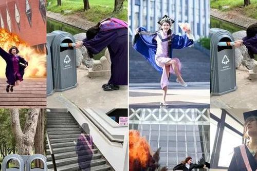 Gen Z xứ Trung tạm biệt đại học bằng loạt ảnh tốt nghiệp như phim hành động
