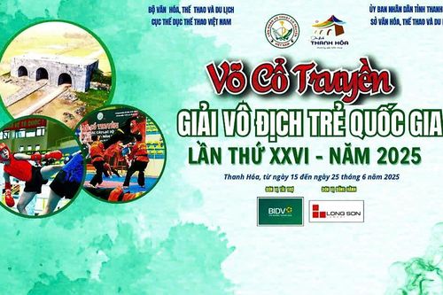 Hơn 1.000 thành viên tham gia Giải vô địch trẻ võ cổ truyền Quốc gia 2025