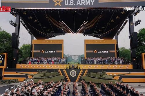 Lục quân Mỹ duyệt binh lớn nhất hơn 30 năm tại Washington