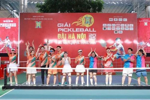 Giải Pickleball Đài Hà Nội 2025 thành công tốt đẹp