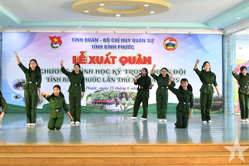 Bình Phước tổ chức chương trình 'Học kỳ trong Quân đội' năm 2025