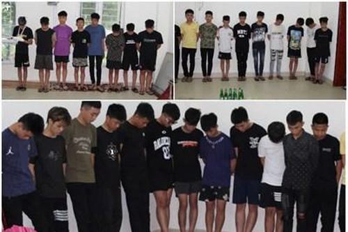 Bắt giữ hàng chục thanh, thiếu niên có hành vi gây rối