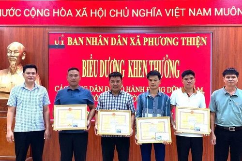 Hà Giang: Biểu dương 5 công dân có hành động dũng cảm cứu người đuối nước