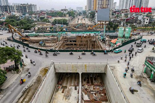 Hà Nội tăng tốc dự án hầm chui Kim Đồng-Giải Phóng