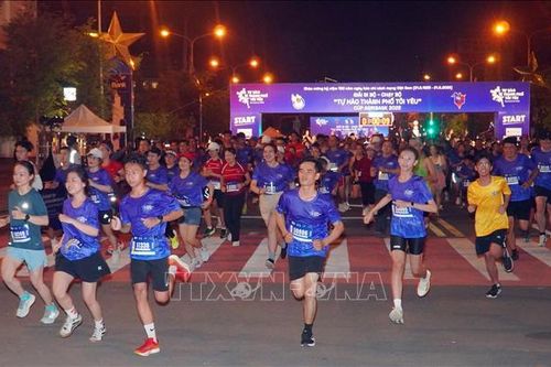 Hơn 5.000 người tham gia Giải đi bộ - chạy bộ 'Tự hào Thành phố tôi yêu'