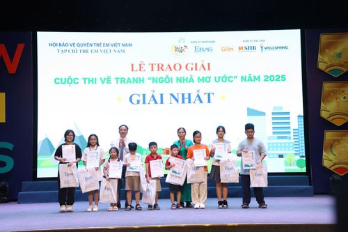 Trao giải cuộc thi vẽ tranh 'Ngôi nhà mơ ước' năm 2025