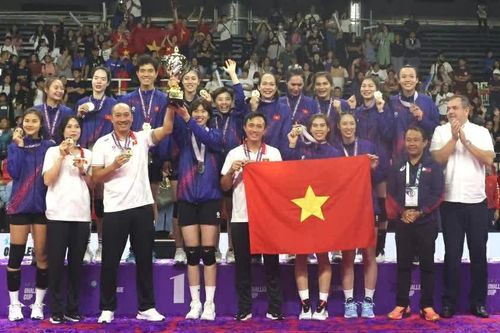 Đội tuyển nữ Việt Nam lần thứ ba liên tiếp vô địch Giải bóng chuyền AVC Cup