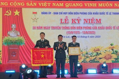 Đồn Biên phòng Cửa khẩu Quốc tế Lệ Thanh kỷ niệm 50 năm ngày truyền thống