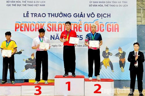 Tuyên Quang giành 8 huy chương tại Giải vô địch Pencak Silat trẻ Quốc gia
