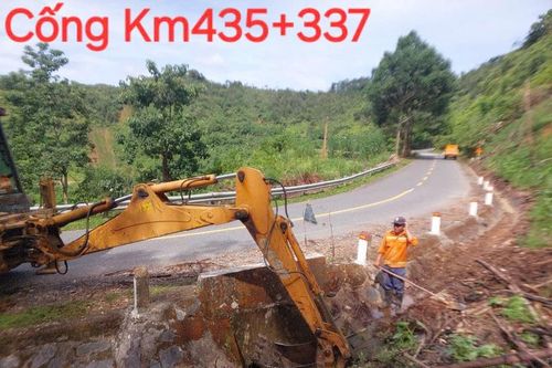 Những tuyến quốc lộ tại miền Trung - Tây Nguyên bị thiệt hại do bão số 1