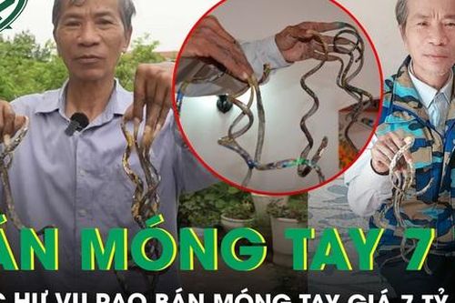 'Dị nhân' Nam Định nuôi móng tay 35 năm không cắt lên tiếng về việc rao bán giá 7 tỷ đồng