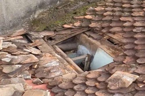 Thanh niên 'mới lớn' dỡ ngói để đột nhập cửa hàng bán điện thoại