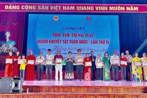 Chung kết Hội thi tiếng hát người khuyết tật toàn quốc lần thứ III