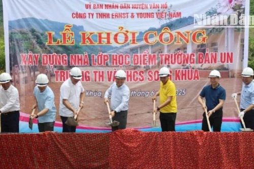 Khởi công xây dựng phòng học vùng khó khăn Sơn La