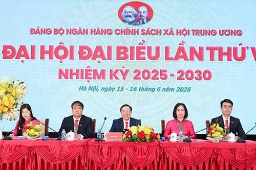 Đại hội đại biểu Đảng bộ Ngân hàng Chính sách xã hội Trung ương lần thứ VI, nhiệm kỳ 2025-2030