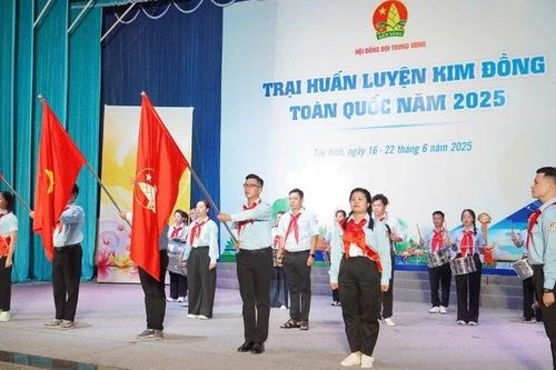 Trại huấn luyện Kim Đồng toàn quốc năm 2025 diễn ra trong 7 ngày