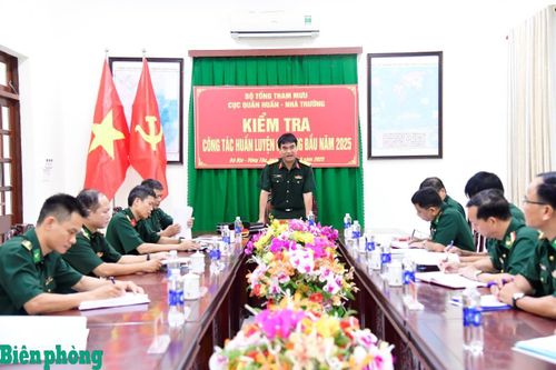Cục Quân huấn - Nhà trường kiểm tra công tác huấn luyện chiến đấu tại Hải đoàn Biên phòng 18