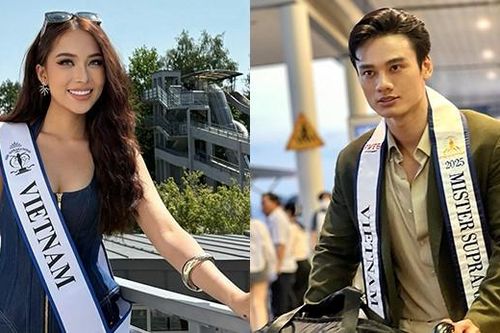 Hoa hậu Kỳ Duyên đang chịu áp lực lớn, Minh Khắc lên đường thi quốc tế
