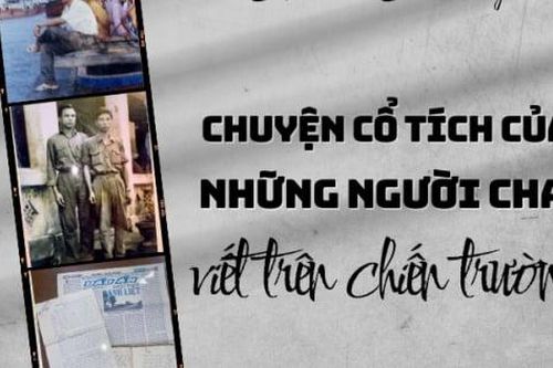 Chuyện cổ tích cha viết trên chiến trường