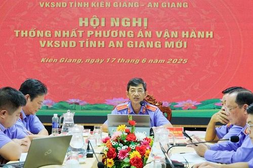 Họp bàn, thống nhất phương án vận hành Viện Kiểm sát nhân dân tỉnh An Giang mới