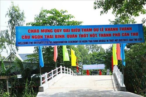 Cần Thơ: Khánh thành 2 cầu giao thông do Chính phủ Ấn Độ tài trợ