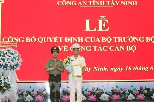 Thiếu tướng Vũ Như Hà giữ chức Giám đốc Công an tỉnh Tây Ninh