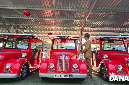 Sở Xây dựng thông tin về hoạt động của xe điện bốn bánh