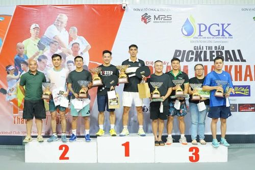 Giải Pickleball Điện máy Phạm Gia Khang thu hút 117 cặp vận động viên tranh tài