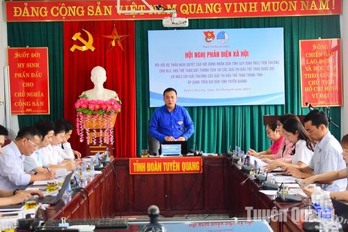 Hội nghị phản biện xã hội đối với dự thảo Nghị quyết quy định mức thưởng cho huấn luyện viên, vận động viên thể thao