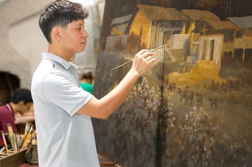 Từ Mộc Châu đến Thủ đô: Hành trình nghệ thuật của họa sĩ Quách Chiến Thắng