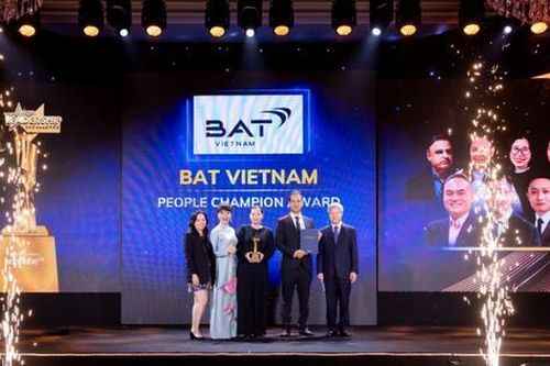 BAT Việt Nam được vinh danh 'Lãnh đạo phát triển con người' tại giải thưởng Lãnh đạo xuất sắc - Việt Nam Excellence 2025