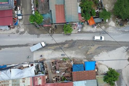 Hiện trạng tuyến đường dài 2 km nối 2 quận ở Hà Nội dang dở gần 10 năm