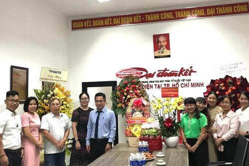 Ủy ban Mặt trận Tổ quốc Việt Nam TP Hồ Chí Minh chúc mừng Báo Đại đoàn kết